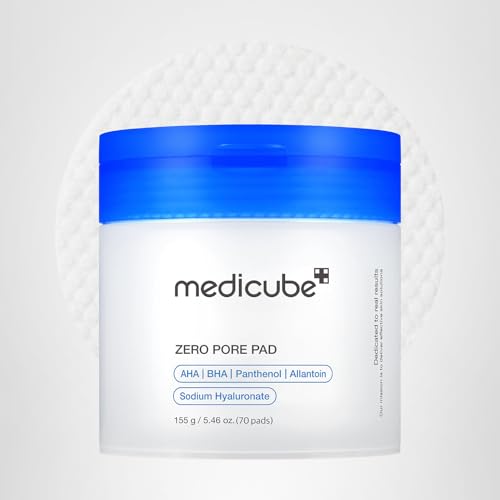 medicube Toner Pads Zero Pore Pad 2.0 | Dual-Textured Facial Pad for Exfoliation and Pore Care
