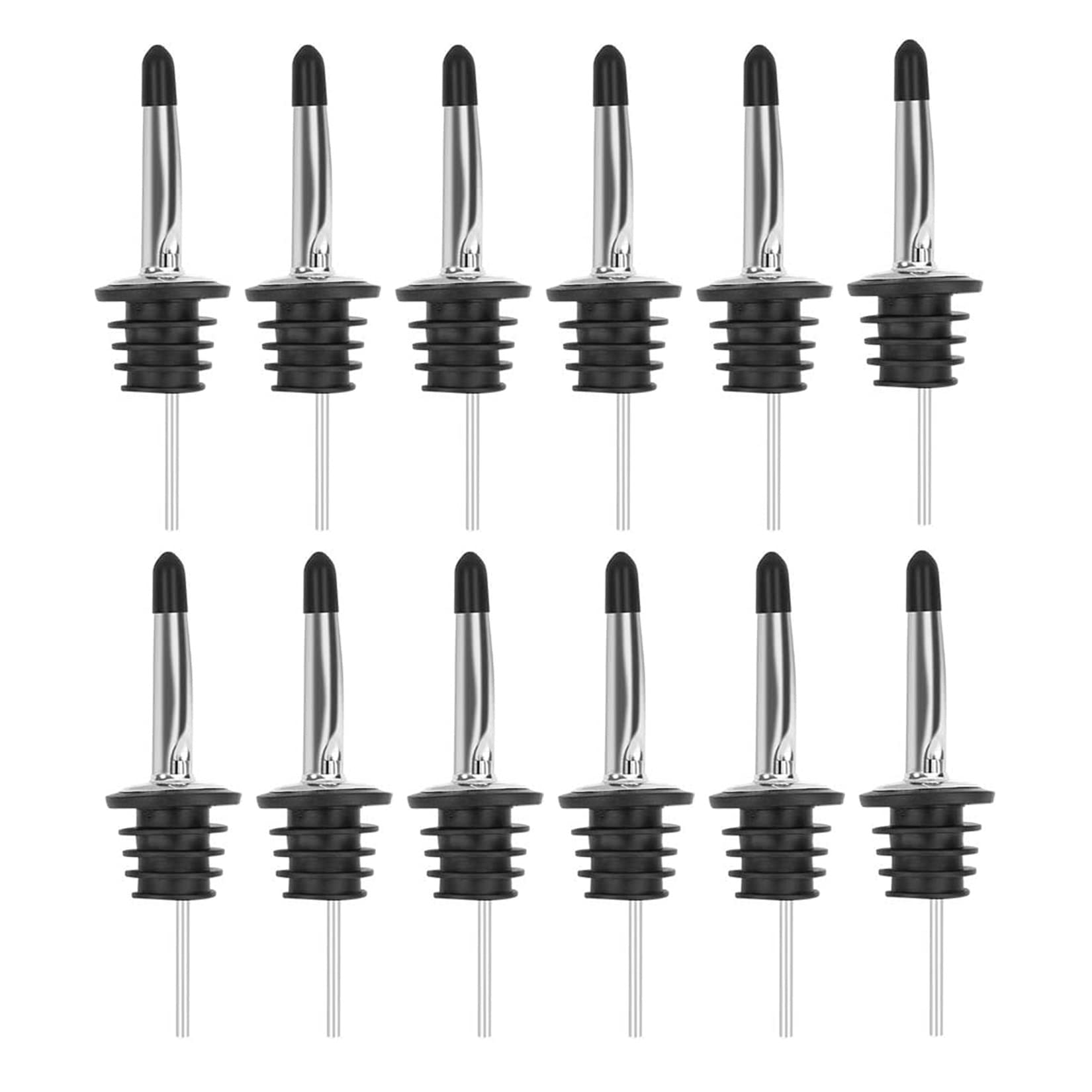 Pafusen 12 Pack Liquor Pour Spout With Dust Caps