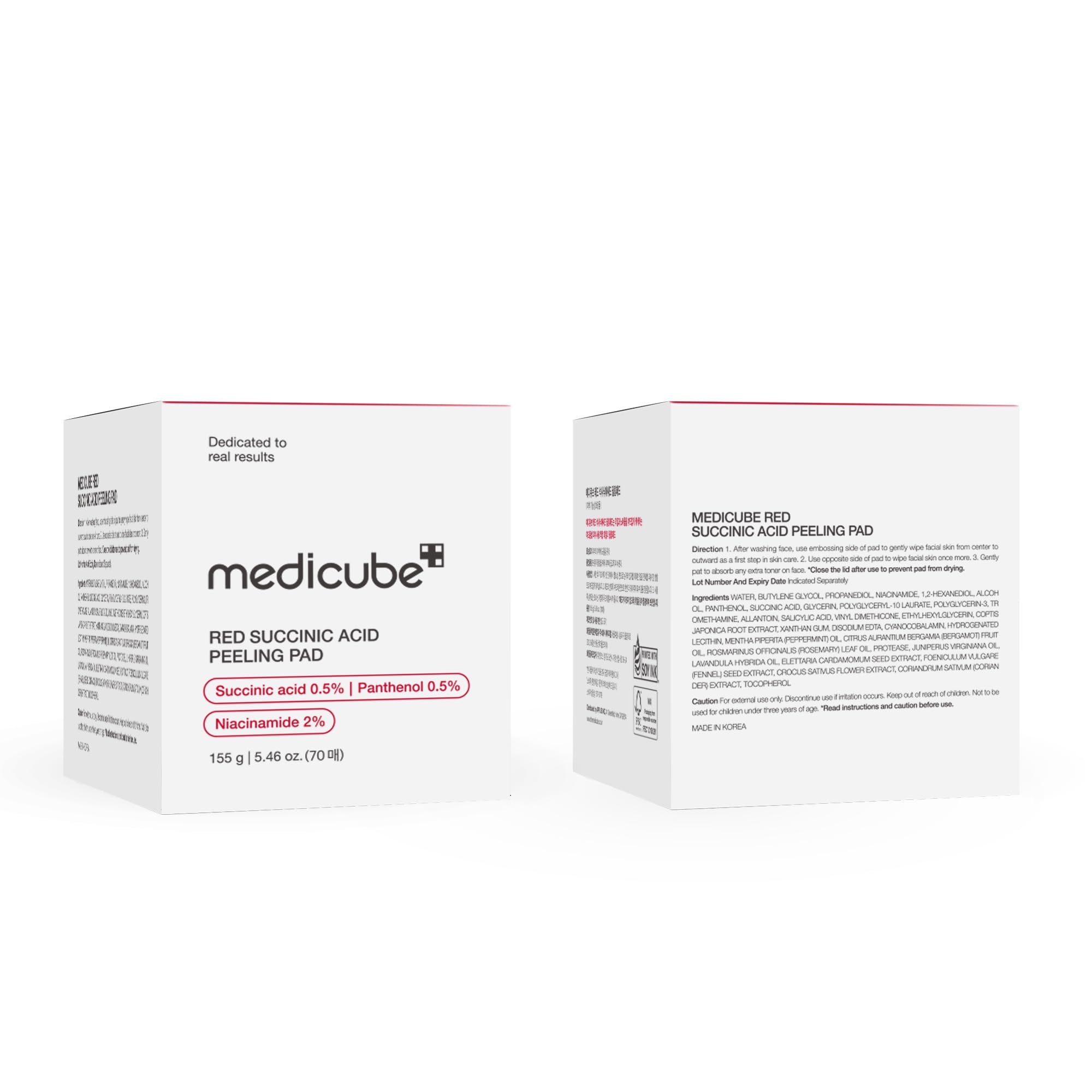medicube Toner Pads Zero Pore Pad 2.0 | Dual-Textured Facial Pad for Exfoliation and Pore Care
