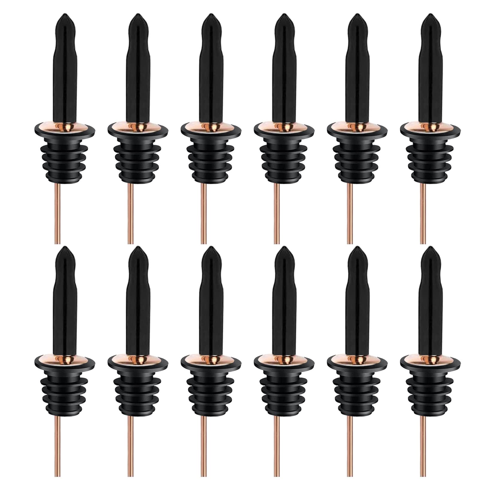 Pafusen 12 Pack Liquor Pour Spout With Dust Caps