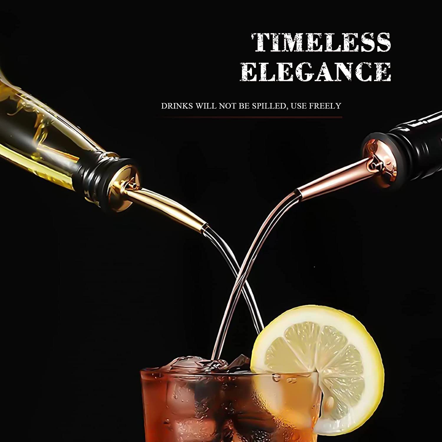 Pafusen 12 Pack Liquor Pour Spout With Dust Caps