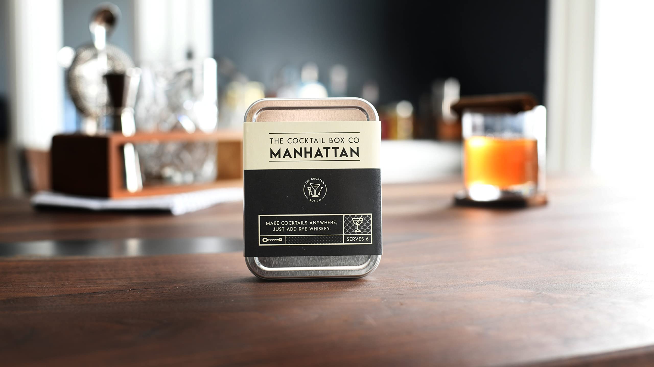 The Cocktail Box Co. Champagne Cocktail Kit - TSA Approved Champagne Travel Kit