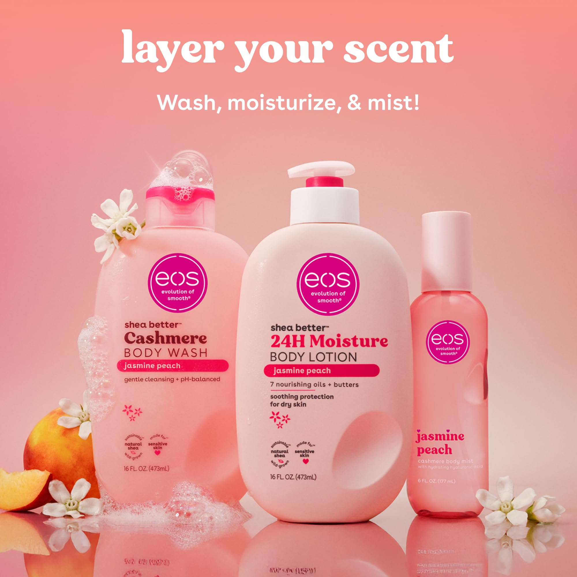 eos Shea Better Body Lotion Multiple Fragrances  16 fl oz