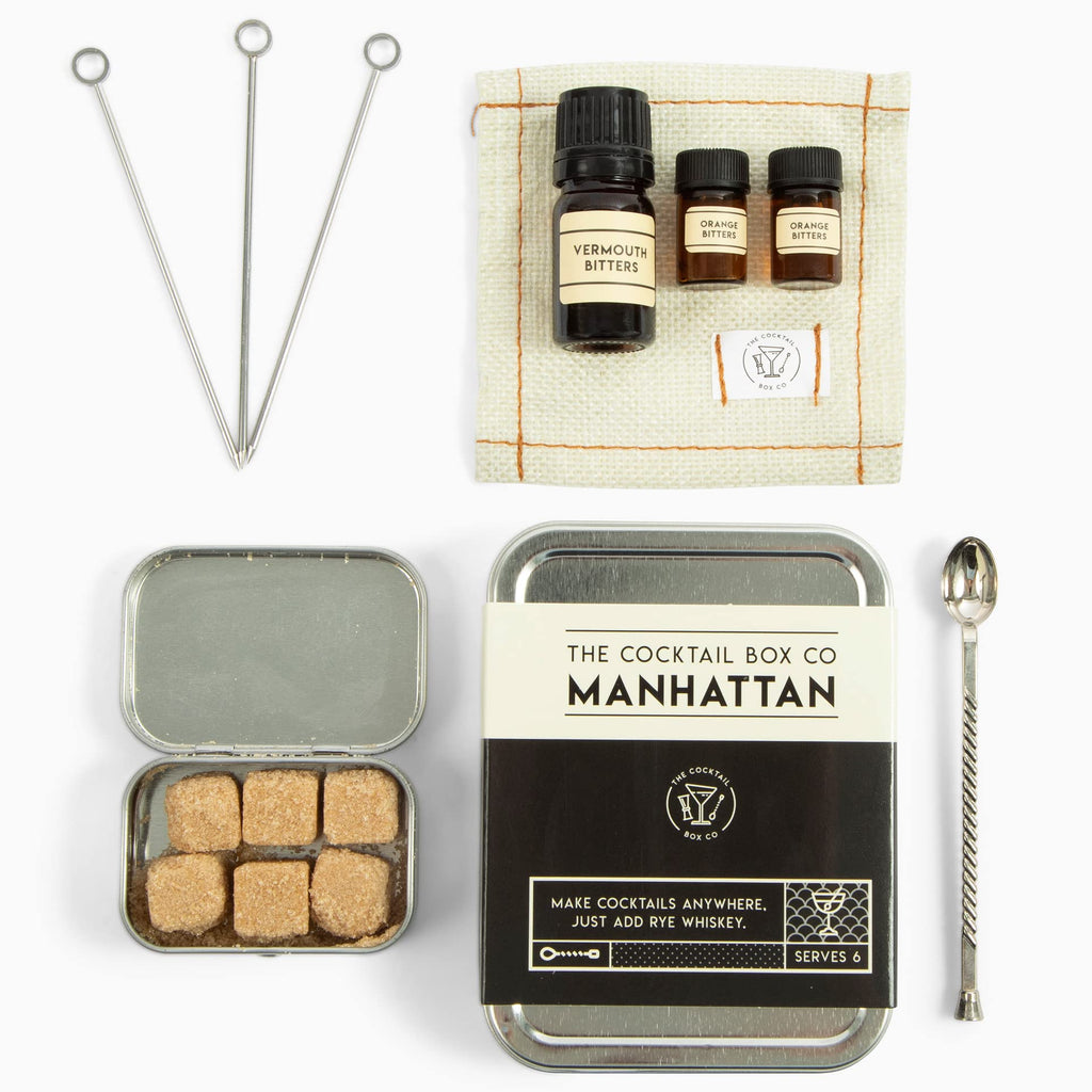 The Cocktail Box Co. Champagne Cocktail Kit - TSA Approved Champagne Travel Kit
