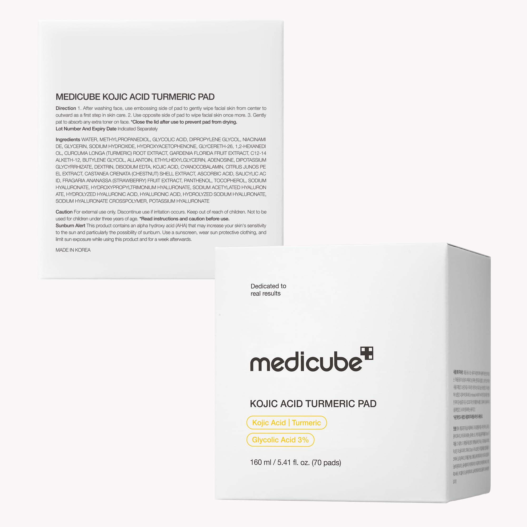 medicube Toner Pads Zero Pore Pad 2.0 | Dual-Textured Facial Pad for Exfoliation and Pore Care