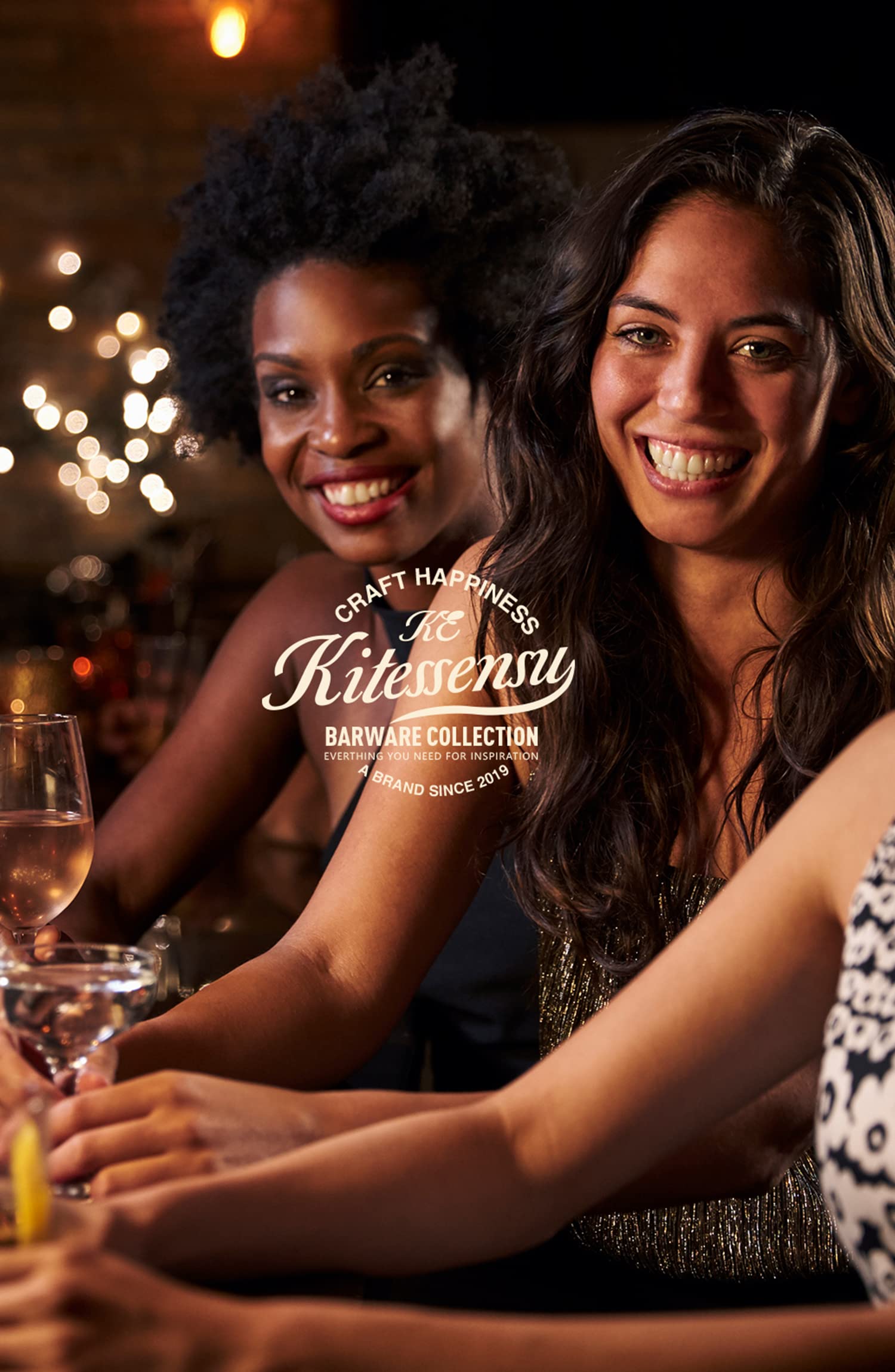 Professional Drink Mixer Set for Beginners, Silver