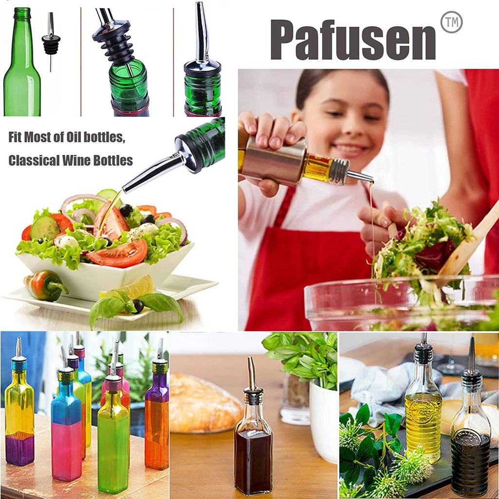 Pafusen 12 Pack Liquor Pour Spout With Dust Caps