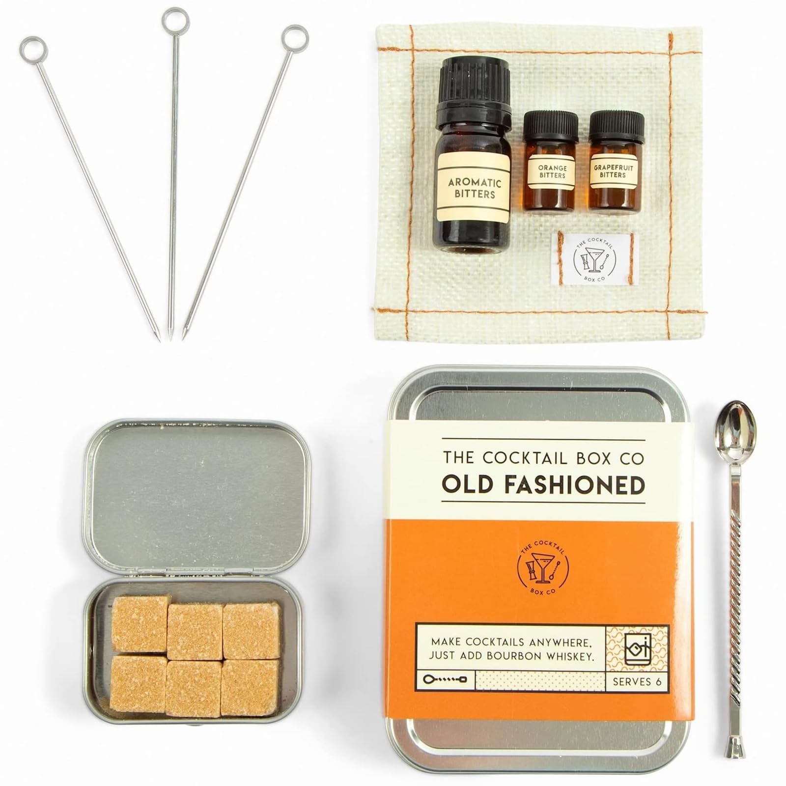 The Cocktail Box Co. Champagne Cocktail Kit - TSA Approved Champagne Travel Kit