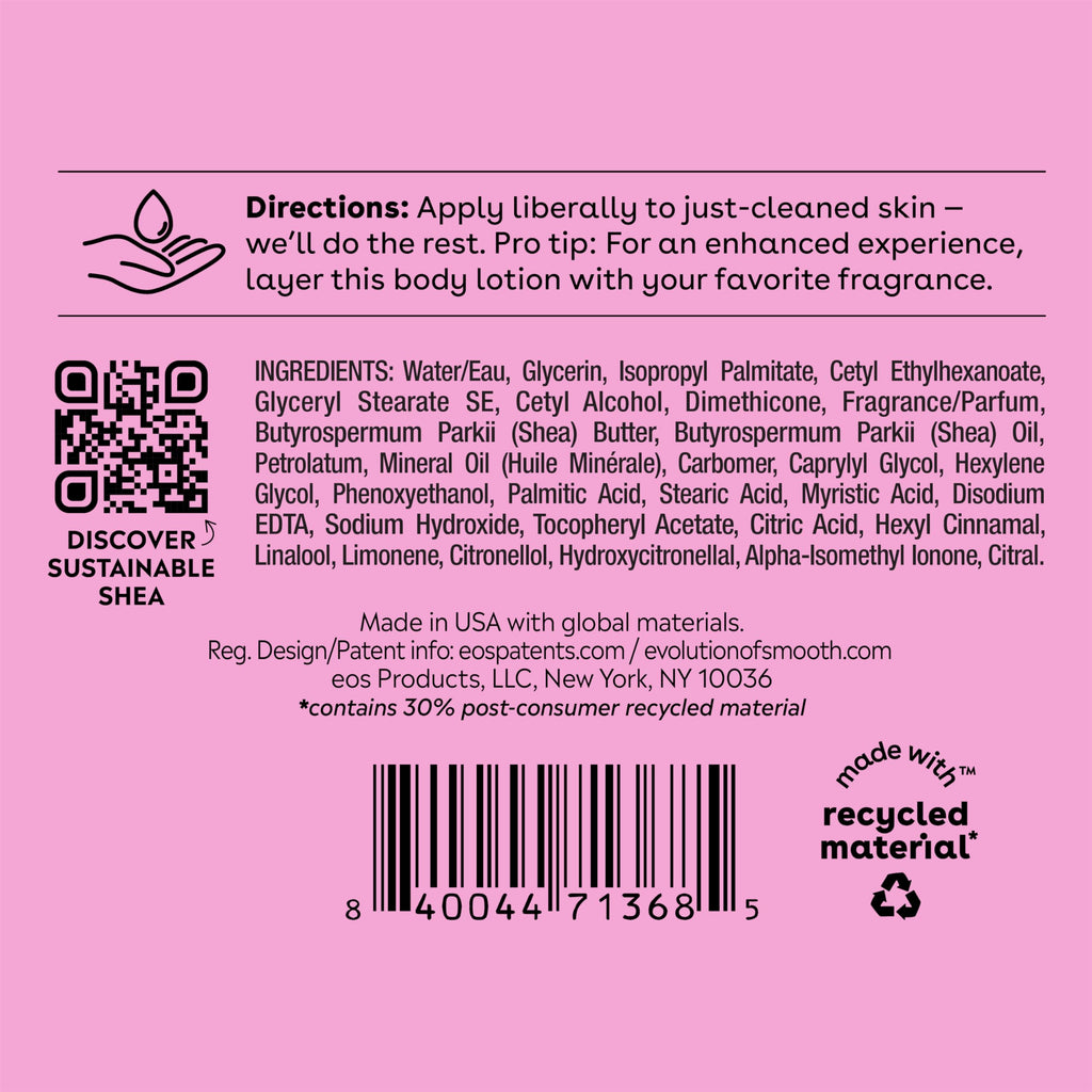 eos Shea Better Body Lotion Multiple Fragrances  16 fl oz