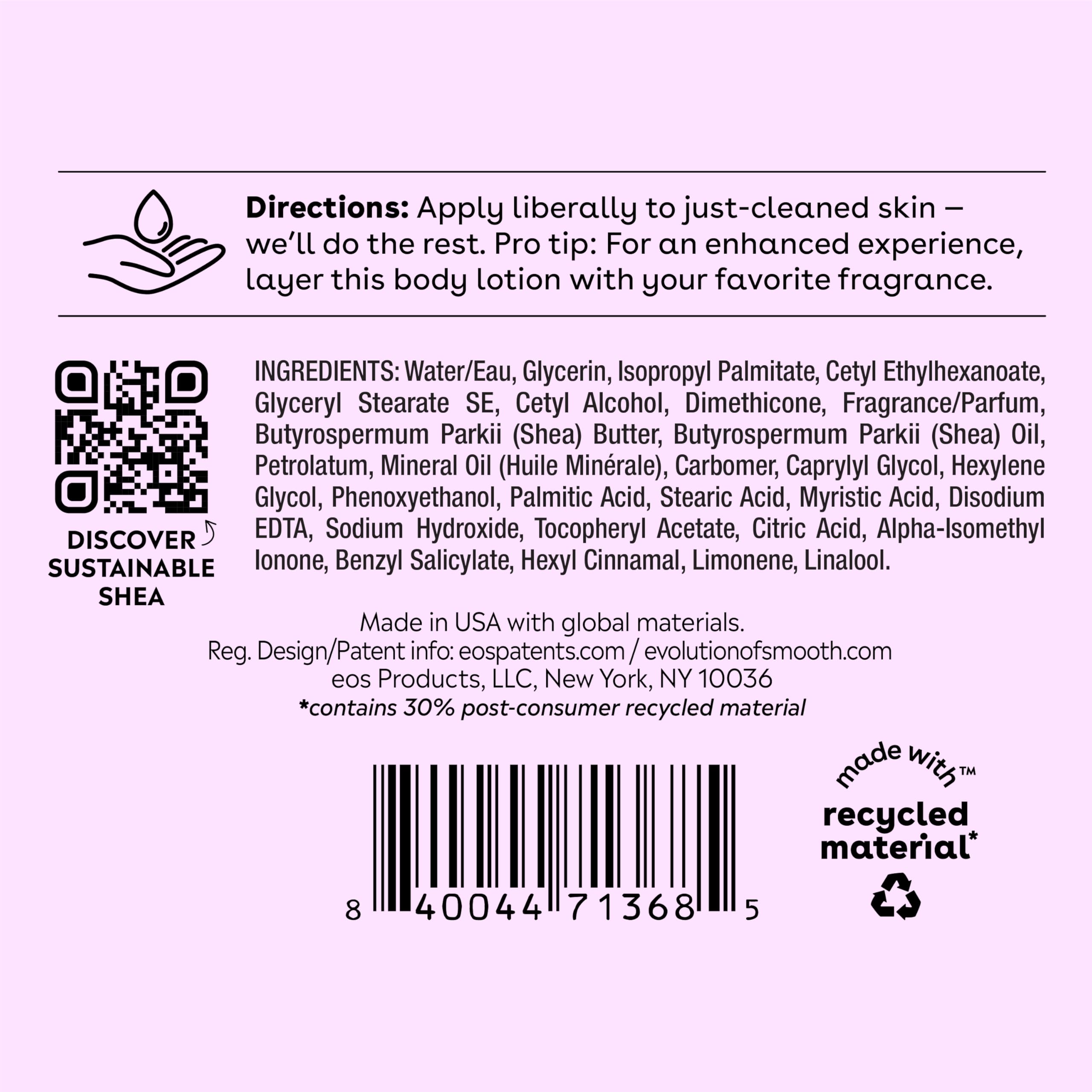 eos Shea Better Body Lotion Multiple Fragrances  16 fl oz